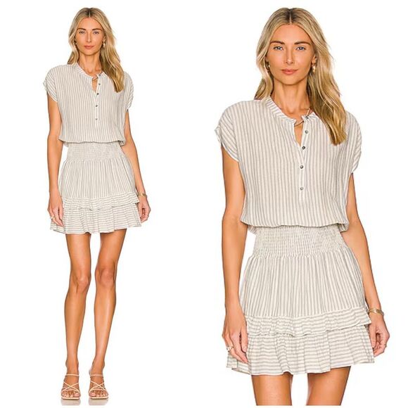 NWT Heartloom Mabel Smocked Dress in color Sand - Picture 1 of 7